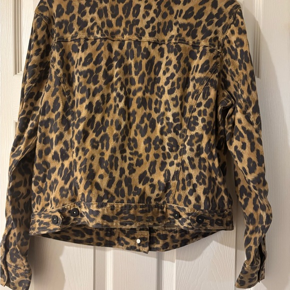 Style & Co. Animal Print Denim Jacket Medium - Picture 8 of 8